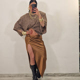 Gold DIAMOND skirt