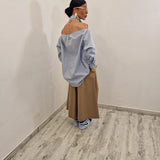 Camicia JERSEY celeste