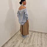 Camicia JERSEY celeste