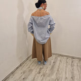 Camicia JERSEY celeste