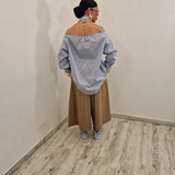 Camicia JERSEY celeste