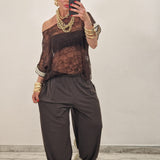 Pantalone BAD nero