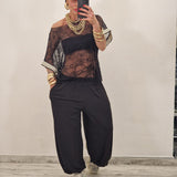 Pantalone BAD nero