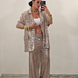 Blazer RAIO tortora by LUMINA