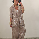 Blazer RAIO tortora by LUMINA