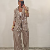 Blazer RAIO tortora by LUMINA