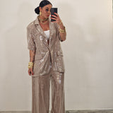 Blazer RAIO tortora by LUMINA