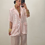 Blazer RAIO rosa by LUMINA