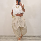Pantalone FUERTE avorio