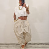 Pantalone FUERTE avorio