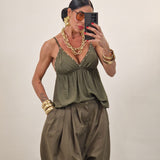 Pantalone FUERTE verde militare