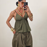 Pantalone FUERTE verde militare