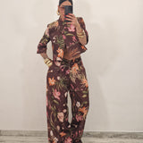 Coordinato FLAMINIA marrone by LUMINA