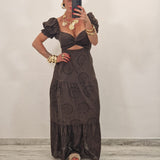 Abito CHANTAL marrone