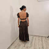 Abito CHANTAL marrone