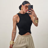 Canotta NIKA nera