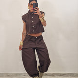 Coordinato KARIS marrone