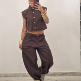 Coordinato KARIS marrone