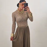Pantalone PENELOPE kaki