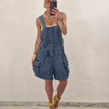 Salopette di jeans MINDY blu jeans