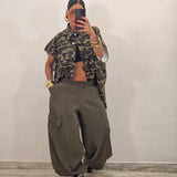Camicia smanicata BROH camouflage