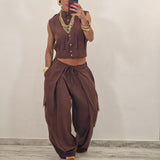 Coordinato GABY marrone By Lumina