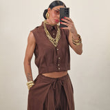 Coordinato GABY marrone By Lumina