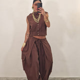 Coordinato GABY marrone By Lumina