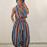 Coordinato CHON blu By Lumina