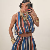 Coordinato CHON blu By Lumina
