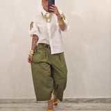 Pantalone STEVEN verde militare