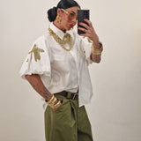 Pantalone STEVEN verde militare