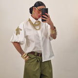 Pantalone STEVEN verde militare