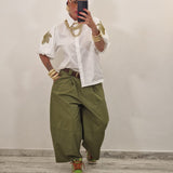 Pantalone STEVEN verde militare