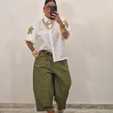 Pantalone STEVEN verde militare