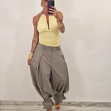 Pantalone SPACE tortora