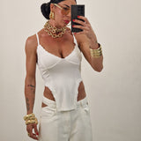 Top CHLOE bianco