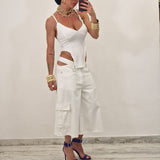 Top CHLOE bianco