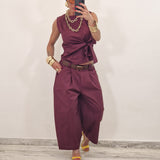 Pantalone STEVEN bordeaux