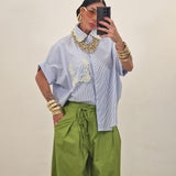 Camicia SHAILA righe celeste