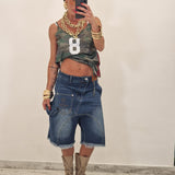 Bermuda in denim ALIEN