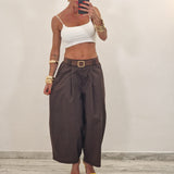 Pantalone STEVEN cioccolato
