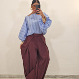Maglia DAMI celeste con righe multicolore