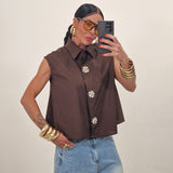 Camicia WANDA marrone