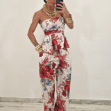 Coordinato FLOR rosso