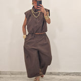 Pantalone LEON marrone