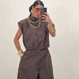 Casacca CINDY marrone