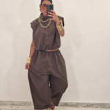 Pantalone LEON marrone