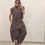 Pantalone LEON marrone