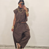 Pantalone LEON marrone